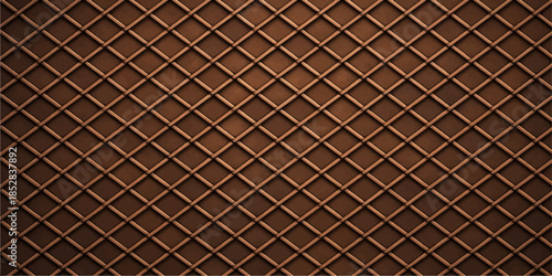 Brown diamond plate metal texture background