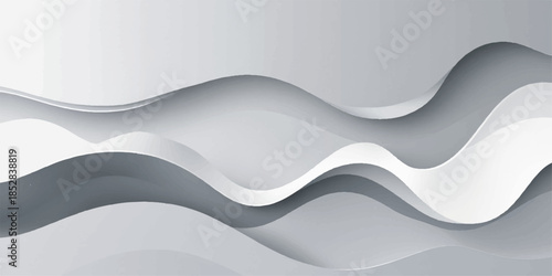 Smooth white fabric with soft folds and gentle curves