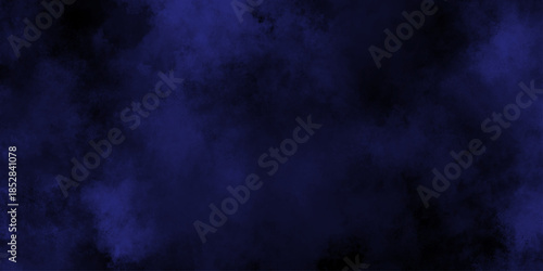 spectacular abstract black smoke isolated color blue background .Black and blue smoke aquarelle smudge illustration smooth grungy smokey . Abstract Painted Illustration. Brush stroked painting.