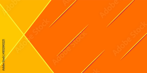 Abstract orange square overlap background for card graphics design. Orange background with shadow elements. modern vector ilustration