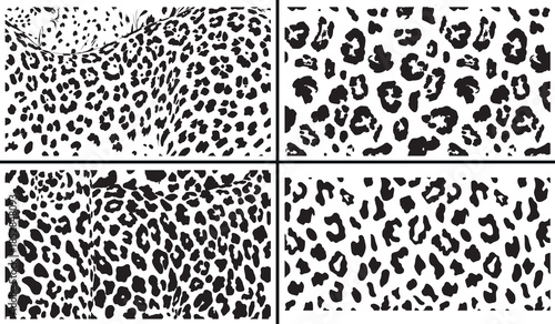 leopard print clipart, animal skin pattern, wild texture illustration, jungle animal prints, safari pattern designs, black white animal clipart, printable animal patterns, fashion texture pack, leopar