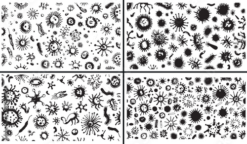 coronavirus illustration vector, covid 19 virus design, pandemic virus artwork, medical virus concept, corona virus icon, infectious disease illustration, health warning graphic, virus symbol vector, 