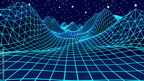 abstract blue background with lines