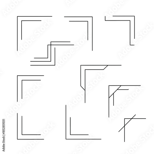 Elegant corner borders for professional design projects bring a sophisticated touch to invitations, business cards, and web layouts, ensuring a polished look