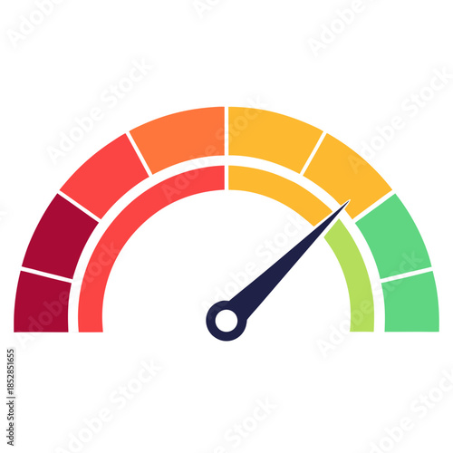 Performance speed meter gauge efficiency rating progress measurement dashboard indicator dial scale evaluation assessment