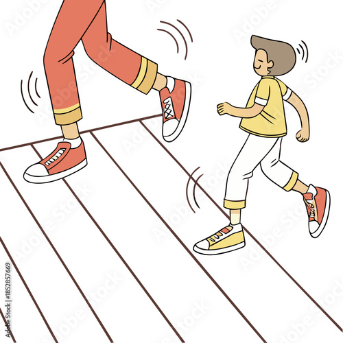 boy on roller skates