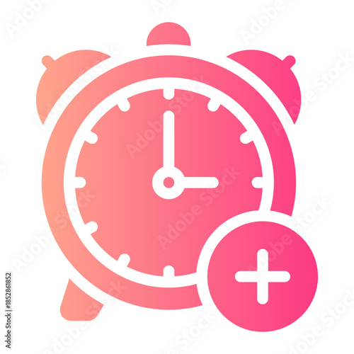 add time gradient icon