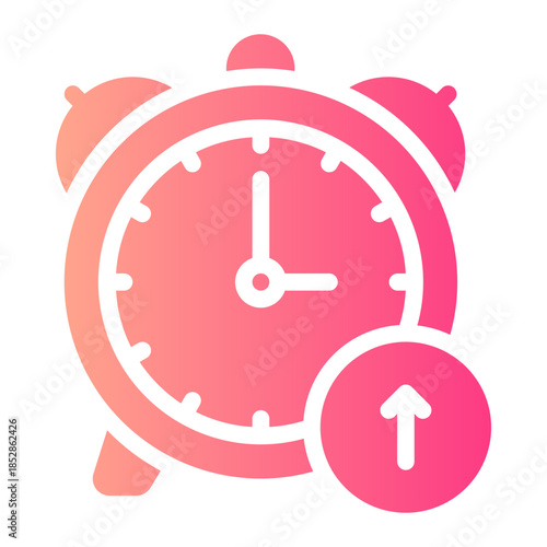 up arrow gradient icon