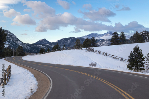 Old McGregor Road is a scenic drive leading into Estes Park Colorado