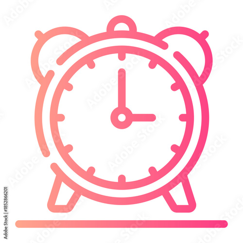 alarm gradient icon