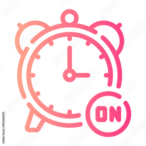 on time gradient icon
