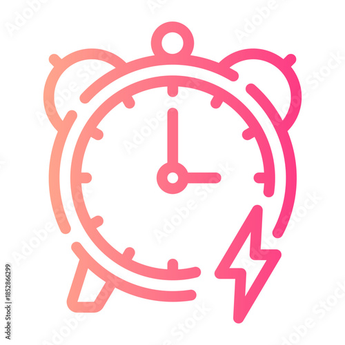 fast time gradient icon