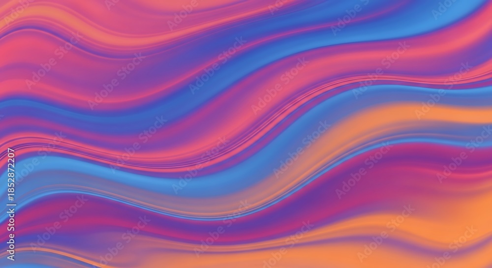 Obraz premium Abstract Fluid Art - A Vibrant Blend of Colors and Textures.