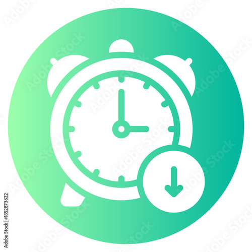 reduce time gradient icon