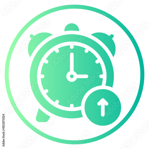 up arrow gradient icon