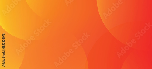 Minimal geometric background. Orange elements with fluid gradient. Dynamic shapes composition. Eps 10 vector