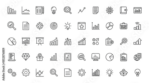 Chat bubbles and communication message icon collection