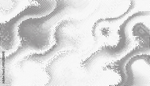 Halftone background vector, abstract backdrop design with two tone pattern and copy space for edit your content