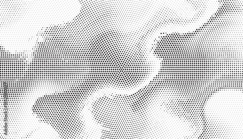 Halftone background vector, abstract backdrop design with two tone pattern and copy space for edit your content