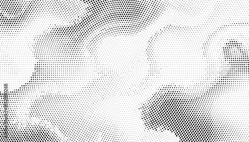 Halftone background vector, abstract backdrop design with two tone pattern and copy space for edit your content