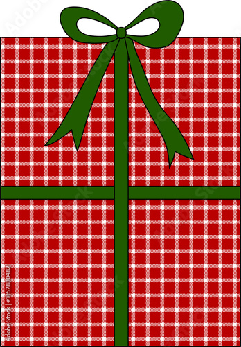 Christmas Gift Box, Holiday Present and Festive Decoration