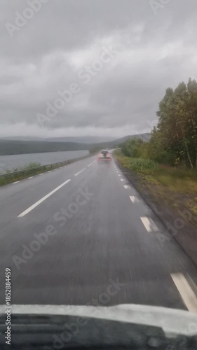 A road trip through Scandinavia is defined by vast forests, countless lakes, frequent rain, and a strong feeling of wilderness and solitude. The landscape is dominated by boreal forest, calm w