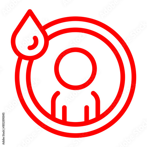 Blood Donation Patient Healthcare Illustration	