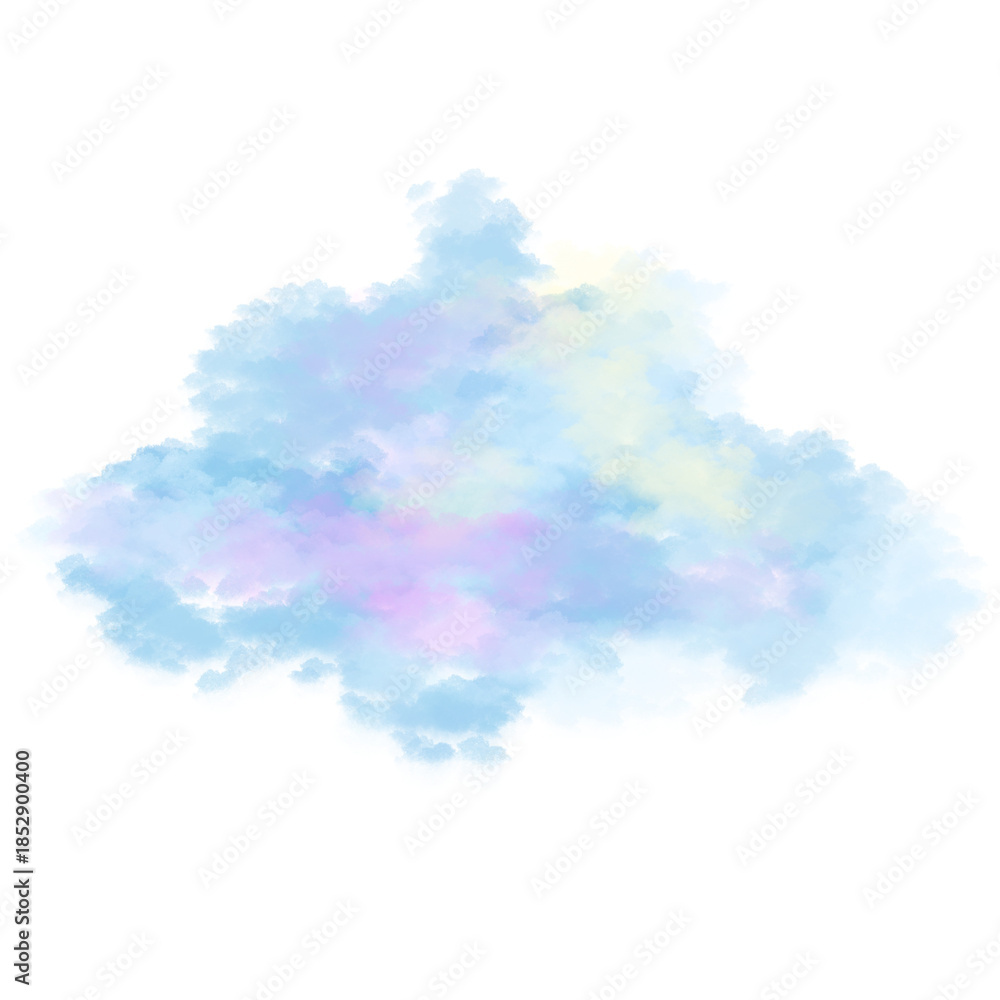 Fototapeta premium Cloud water color
