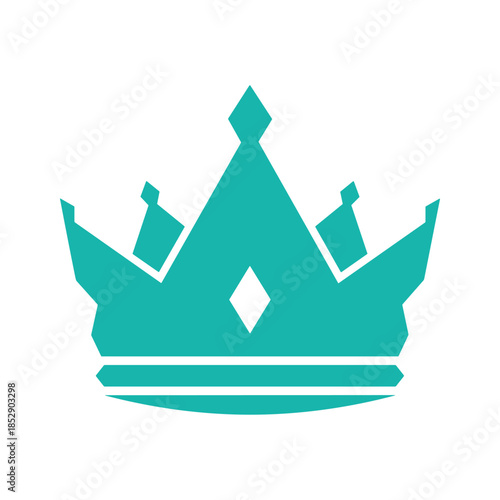 Teal Crown Icon