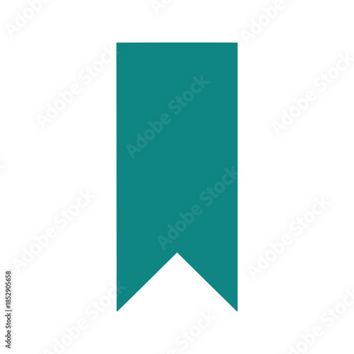 Free Download Teal banner icon on white background - GFXLoad