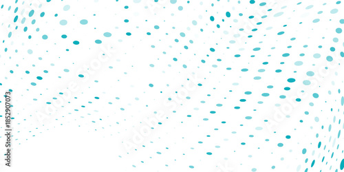 Modern Dot Gradient Blue Color Halftone Background Staggered Dots Pattern Design Abstract Modern