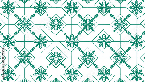 Thin lines backgrounds with simple asian patterns