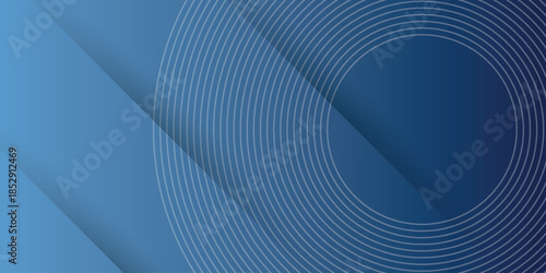 Dark blue abstract background with modern and futuristic circle shapes and scratch effects. Blue shiny stripes background concept for covers, brochures, presentations, certificates, websites. VOL. 3