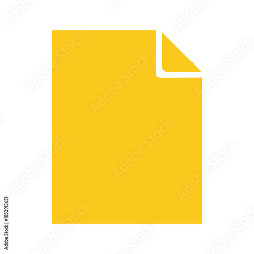 Yellow document icon