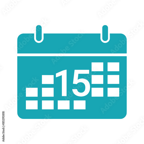 Calendar icon with date 15
