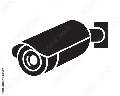 Security camera icon. cctv video surveillance system symbol. security camera sign isolated
