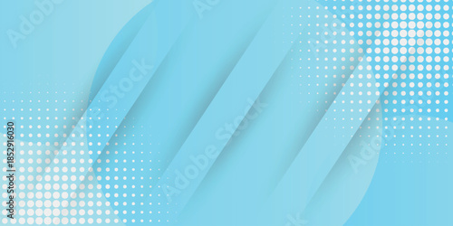 Blue gradient abstract background with modern geometric shapes and lines decoration. Minimalist background concept with scratch effect for brochures, banners, presentations, and certificates. EPS. 5