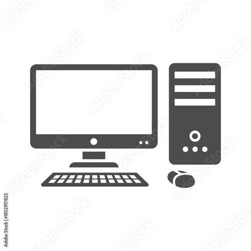 Desktop Computer System Icon