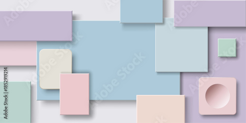 Background multi colored square shapes. File EPS 10