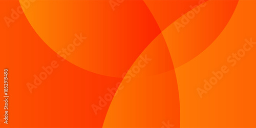 Abstract orange background with circles. vector