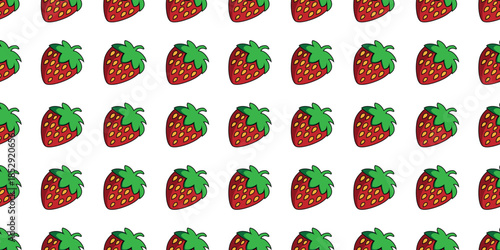strawberry fruit seamless pattern for background,packaging,fabric motif,fruit shop decoration,wallpaper