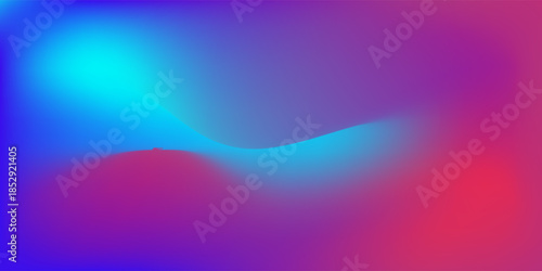 Background Gradien color aqua, blue and red cool