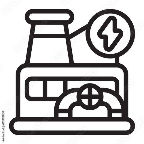 Geothermal Plant Icon