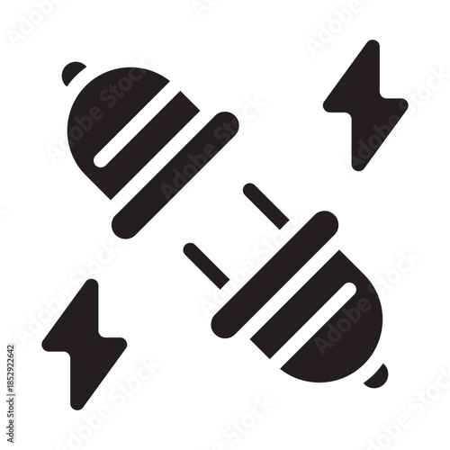 Electric Plug Solid Icon