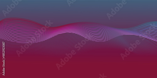 Premium background design with white line pattern (texture) in luxury pastel colour. Abstract horizontal vector template for business banner, formal backdrop, prestigious voucher, luxe invite