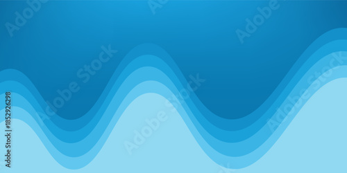 Abstract blue and light blue wave modern soft luxury texture with smooth and clean vector background for wallpaper and backdrop