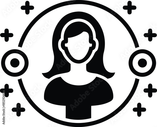 Women empowerment and rights icon