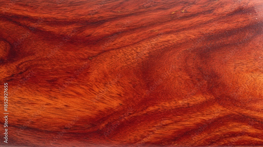 Obraz premium A close-up of rich, textured wood grain showcasing deep reddish-brown hues, Ideal for backgrounds in design, furniture advertising, or woodworking projects,