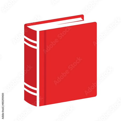 Red book with blank cover