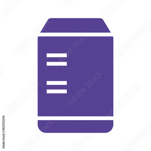 Purple Filing Cabinet Icon